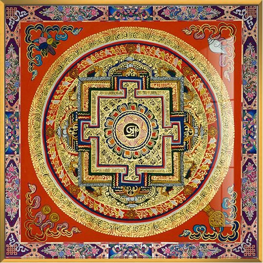 🔥 Six-Syllable Mantra Mandala Thangka – Your Home’s Divine Firewall Against Chaos, Poverty &amp; Evil 🔥