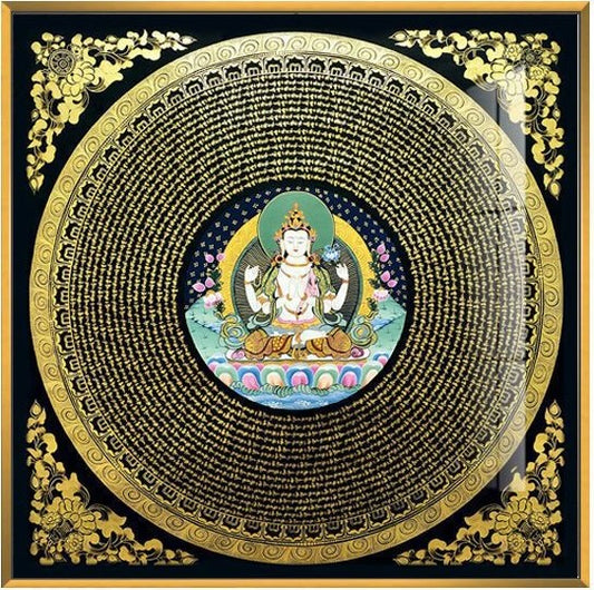 Green Tara Mantra Thangka—Sacred Home Guardian · Abundance Manifestor · Spiritual Purifier